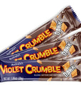 Violet Crumble Dark Chocolate Candy Bars: 20-Piece Box