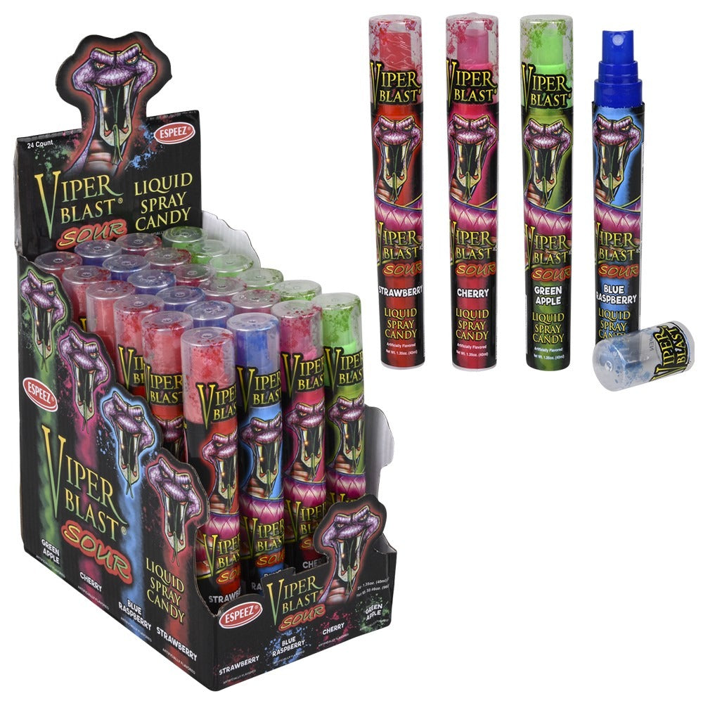 Sour Blast Viper Spray Candy: 24-Pack-Candy Warehouse