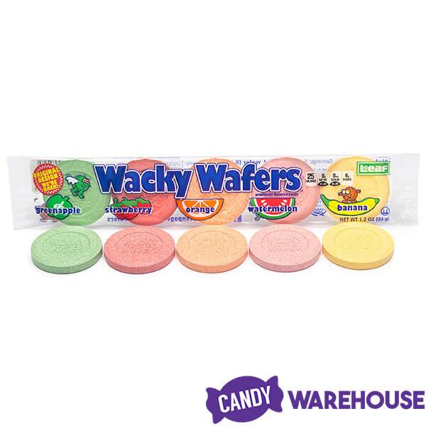 Wacky Wafers Candy 1.2-Ounce Packs: 24-Piece Box - Candy Warehouse