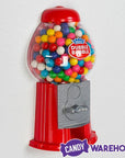 Wall Mounted 10.5-Inch Gumball Machine Dispenser with Gumballs