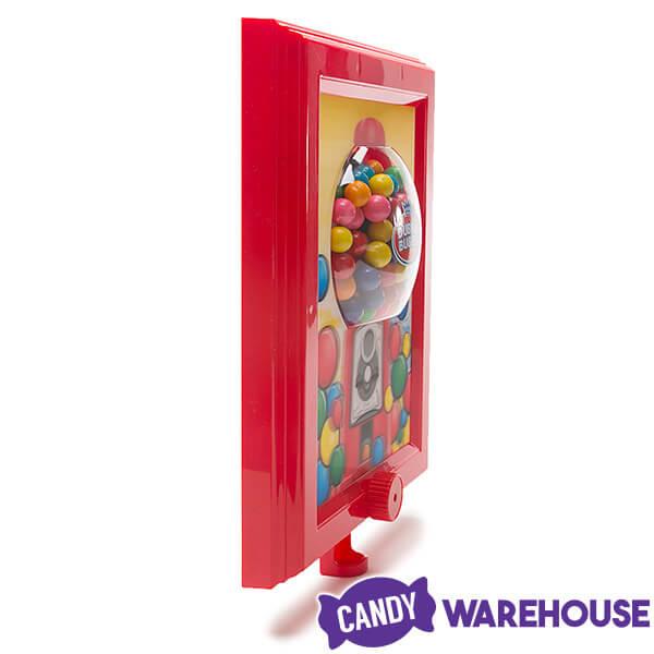 Wall Mounted Gumball Machine Dispenser Frame with Gumballs - Candy Warehouse