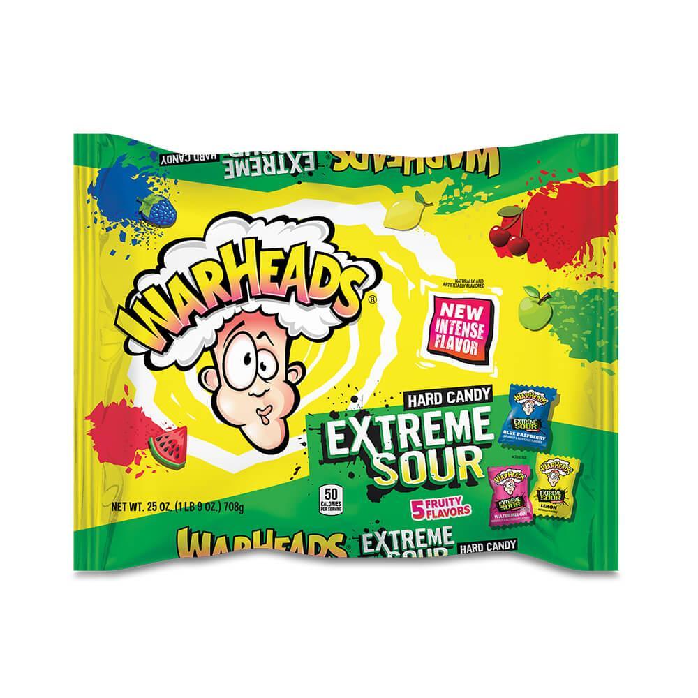 WarHeads Extreme Sour Hard Candy Packs: 175-Piece Bag - Candy Warehouse