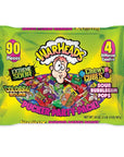 WarHeads Pucker Party Assorted Sour Candy Packs: 90-Piece Bag - Candy Warehouse