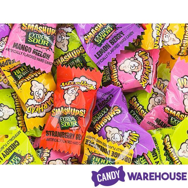 WarHeads Smashups Extreme Sour Hard Candy 3.25-Ounce Packs: 12-Piece B ...