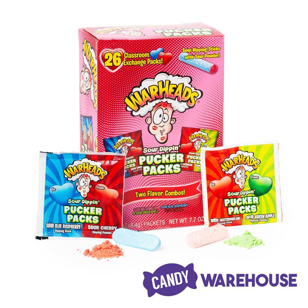 Warheads Sour Candies Classroom Exchange Packs: 12-Piece Box - Candy Warehouse