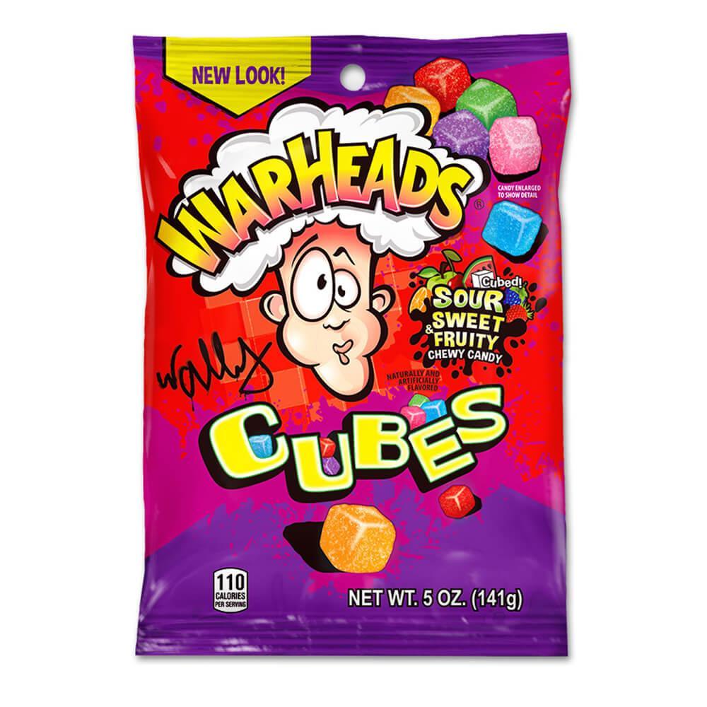 WarHeads Sour Chewy Cubes Candy: 3.75LB Case - Candy Warehouse