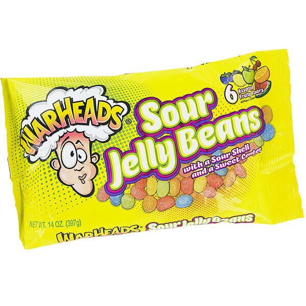 WarHeads Sour Jelly Beans: 14-Ounce Bag - Candy Warehouse