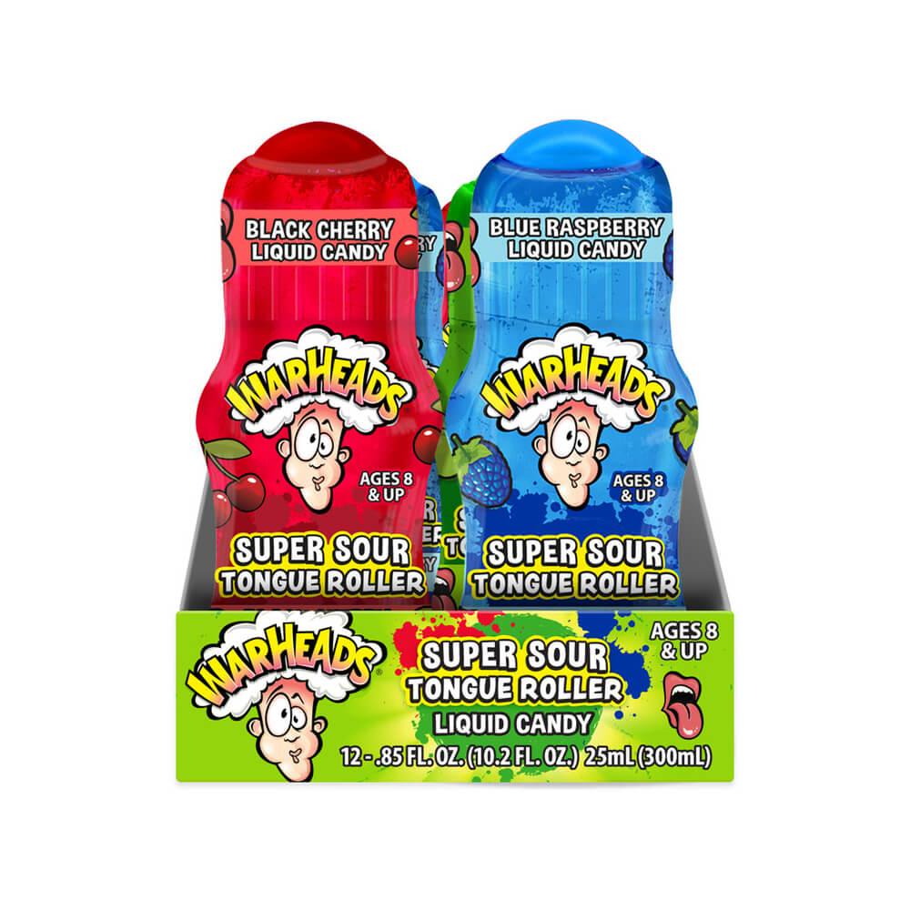 WarHeads Super Sour Tongue Rollers: 12-Piece Display - Candy Warehouse