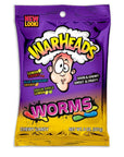 WarHeads Worms Sour Gummy Worms: 8-Ounce Bag - Candy Warehouse