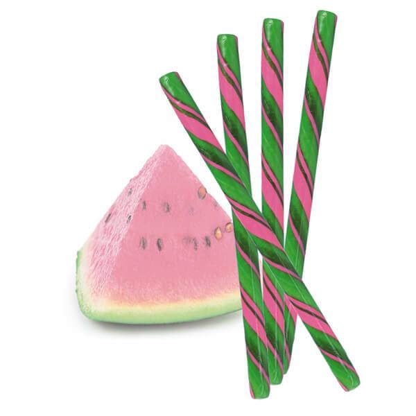 Watermelon Hard Candy Sticks: 100-Piece Box - Candy Warehouse