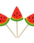 Watermelon Wedge Lollipops: 24-Piece Display - Candy Warehouse