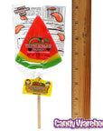 Watermelon Wedge Lollipops: 24-Piece Display - Candy Warehouse