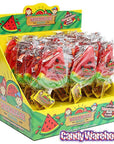 Watermelon Wedge Lollipops: 24-Piece Display - Candy Warehouse