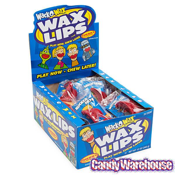 Wax Lips Candy: 24-Piece Box - Candy Warehouse