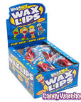 Wax Lips Candy: 24-Piece Box - Candy Warehouse