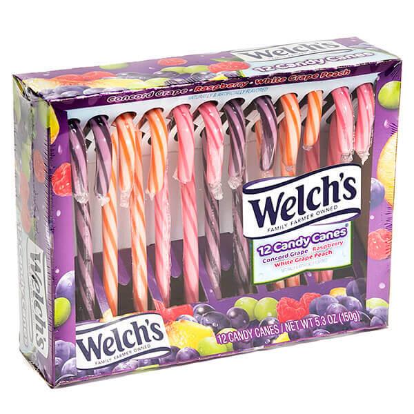 Welch&#39;s Candy Canes: 12-Piece Box - Candy Warehouse