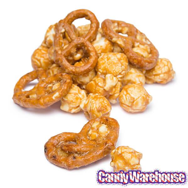 Werther's Original Caramel Popcorn with Sea Salt Pretzels Candy Packs: 6-Piece Box - Candy Warehouse