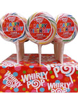 Whirly Pop 1.5-Ounce Swirl Suckers - Birthday Cake: 24-Piece Display