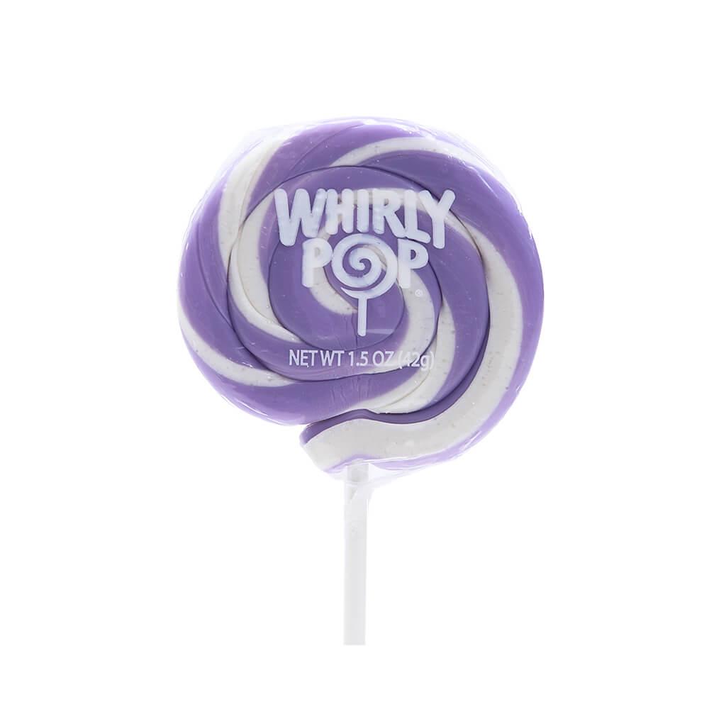 Whirly Pop 1.5-Ounce Swirl Suckers - Lavender Purple: 24-Piece Display ...