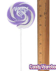 Whirly Pop 1.5-Ounce Swirl Suckers - Lavender Purple: 24-Piece Display - Candy Warehouse