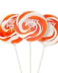 Whirly Pop 1.5-Ounce Swirl Suckers - Orange: 24-Piece Display