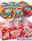 Whirly Pop 1.5-Ounce Swirl Suckers - Rainbow: 24-Piece Display