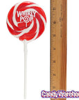 Whirly Pop 1.5-Ounce Swirl Suckers - Red: 24-Piece Display - Candy Warehouse