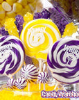 Whirly Pop 1.5-Ounce Swirl Suckers - Yellow: 24-Piece Display - Candy Warehouse