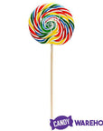 Whirly Pop 10-Ounce Swirl Suckers - Rainbow: 18-Piece Case - Candy Warehouse