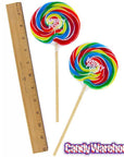 Whirly Pop 3-Ounce Swirl Suckers - Rainbow: 48-Piece Case - Candy Warehouse