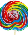 Whirly Pop 6-Ounce Swirl Suckers - Rainbow: 36-Piece Case