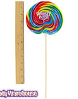 Whirly Pop 6-Ounce Swirl Suckers - Rainbow: 36-Piece Case