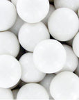 White 1-Inch Gumballs: 2LB Bag - Candy Warehouse