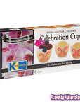 White and Pink Chocolate Celebration Cups: 6-Piece Box