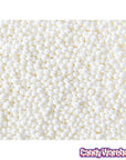 White Nonpareils Sprinkles: 3-Ounce Bottle - Candy Warehouse