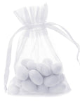 White Organza Candy Bags: 30-Piece Pack