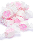 White with Pink Swirls Taffy: 3LB Bag