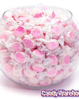 White with Pink Swirls Taffy: 3LB Bag