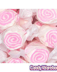 White with Pink Swirls Taffy: 3LB Bag