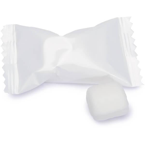 White Wrapped Butter Mint Creams: 300-Piece Case - Candy Warehouse