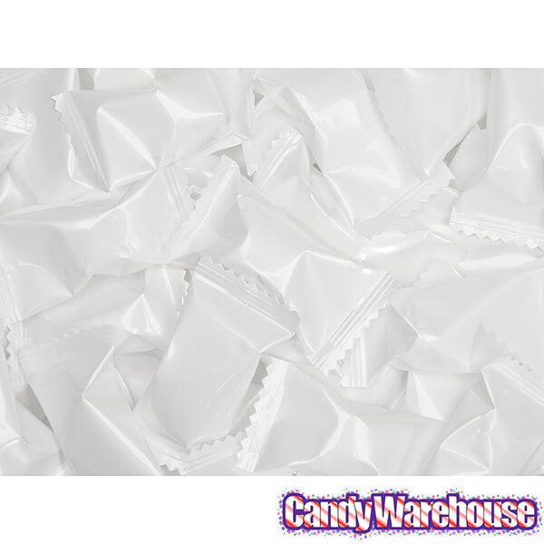 White Wrapped Butter Mint Creams: 300-Piece Case - Candy Warehouse