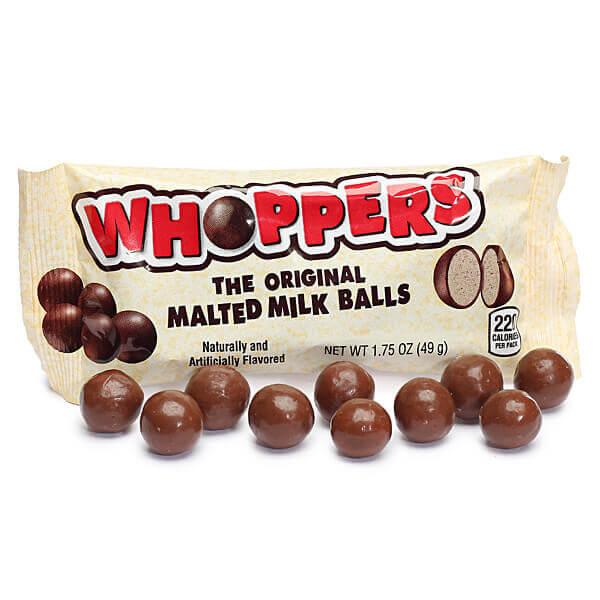 Whoppers Candy 1.75-Ounce Packs: 24-Piece Box - Candy Warehouse