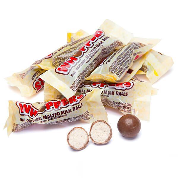 Whoppers Malted Milk Balls Snack Size Packs: 11-Piece Bag - Candy Warehouse