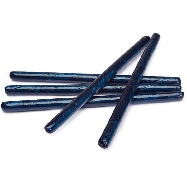 Wild Blueberry Hard Candy Sticks: 100-Piece Box - Candy Warehouse