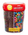 Wilton Rainbow Basics Sprinkles Mix with Turning Lid: 5.92-Ounce Bottle - Candy Warehouse