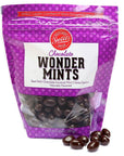 Wonder Mints Dark Chocolate Covered Mint Creme Candy: 14-Ounce Bag