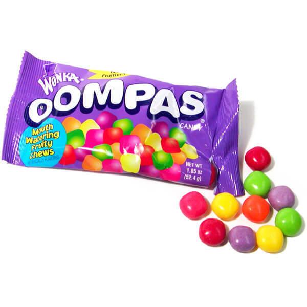 Wonka Oompas Candy Packs 24 Piece Box Candy Warehouse 8576