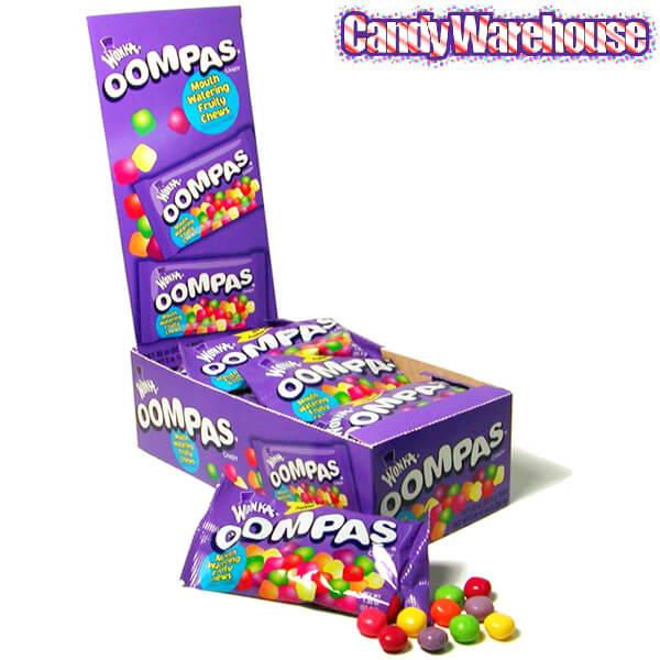 Wonka Oompas Candy Packs: 24-Piece Box - Candy Warehouse