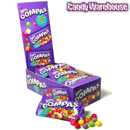 Wonka Oompas Candy Packs 24 Piece Box Candy Warehouse 8980