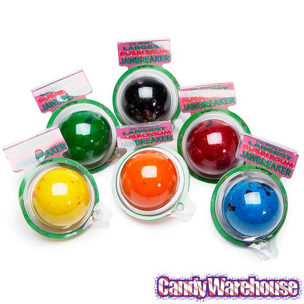 World's Largest Bubble Gum Jawbreakers: 12-Piece Display - Candy Warehouse